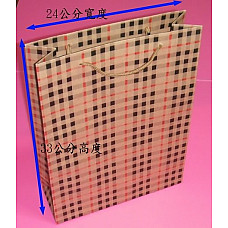 33公分高彩色牛皮紙材質手提袋