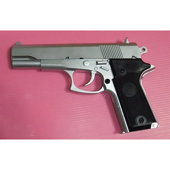 大人的玩具-正台灣製合法超擬真1:1手槍-1911EAGLE-Model(白金黑)