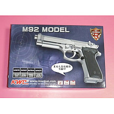 大人的玩具-正台灣製合法超擬真1:1手槍-M92-Model(迅雷白金)